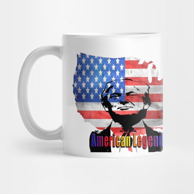 Trump American MugShot Legend by Indie Chille